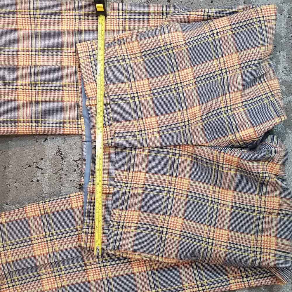 Vintage 1970’s wool blend Oggi Jaquardi Inc. Size 38 made in canada suit plaid - Picture 17 of 17
